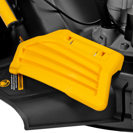 Газонокосилка бензиновая GLD-520SP-VE, 196 см3, ширина 52 см, привод, вариатор, электрический старт, 60 л Denzel цена