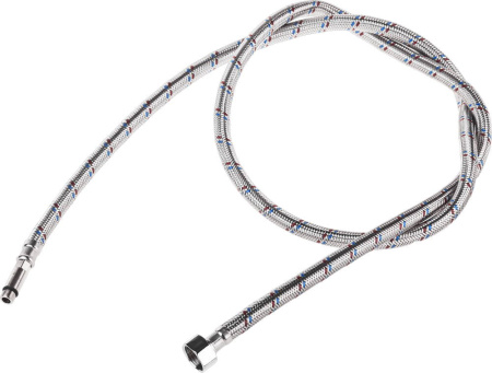 Подводка гибкая STAYER для воды, к смесителям, оплетка из нержавеющей стали, удлиненная, г/ш 1/2″-1,5м 51017-150