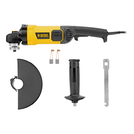 Углошлифовальная машина AGL230-2400, 2400 Вт, 230 мм, 6600 об/мин Denzel