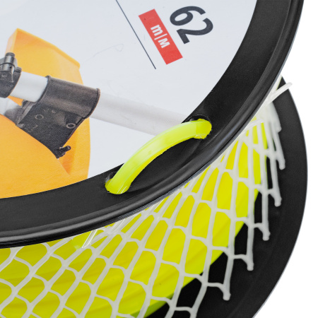 Леска для триммера квадрат, 4,0мм х 62м, на DIN катушке FLEX CORD Denzel цена