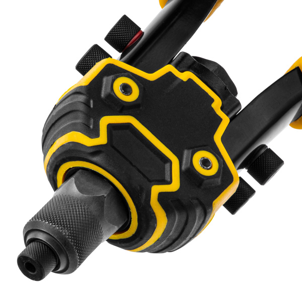 Заклепочник двуручный, заклепки 2,4-3,2-4,0-4,8-6,4 мм Denzel цена