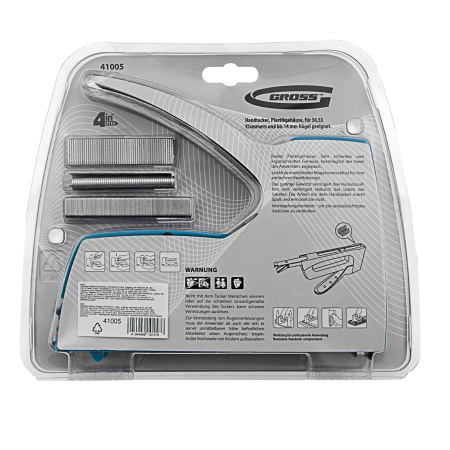 Степлер мебельный универсальные (Universell 4) пластик, 4 функции, тип скобы: 53, 36, 300, 500, 8-14мм Gross цена