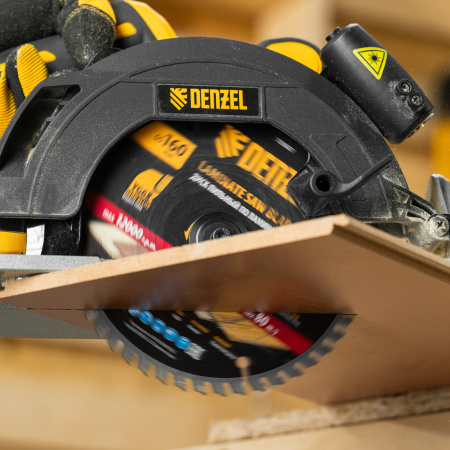 Пильный диск по ламинату ф160 х 20 мм, 48 зубьев Denzel