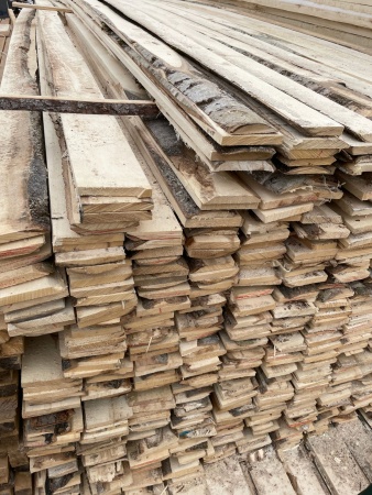 Доска обрезная 2-3 сорт 25х150х6000 мм Осина