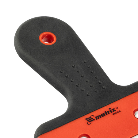 Шпатель фасадный из нержавеющей стали, 150 мм, узкое полотно, двухкомпонентная ручка Matrix цена