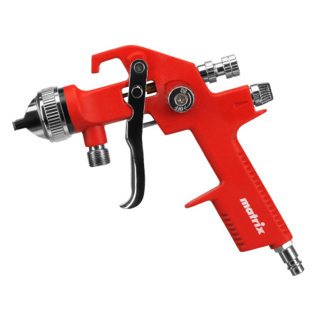 Краскораспылитель HVLP пневмат. с нижним бачком V= 1 л, сопло диаметром 1.4 мм Matrix цена