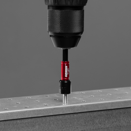 Набор бит с торцевыми головками 8, 10,12, 13 мм, магнит. Nut-Driver, S2 Gross