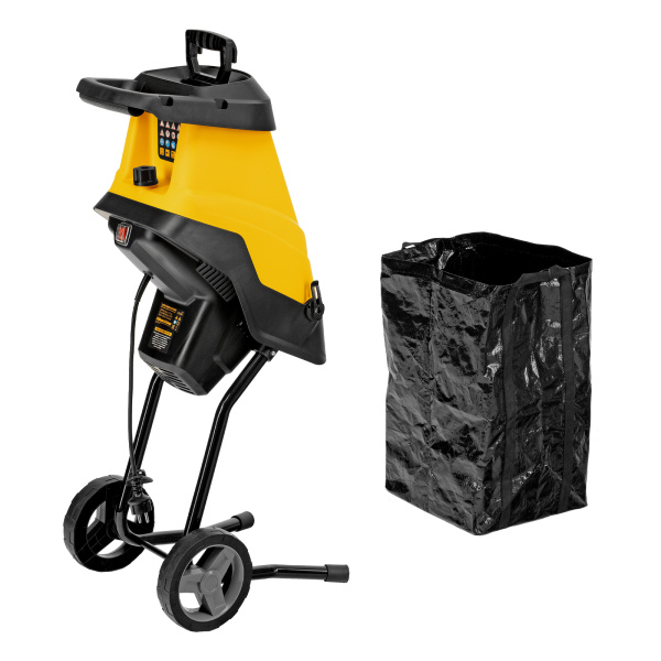 Измельчитель садовый электрический ECS-2800, 2800 Вт, 45 мм Denzel цена