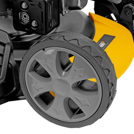 Газонокосилка бензиновая GLD-460-K, 150 см3, 46 см, 50 л// Denzel цена