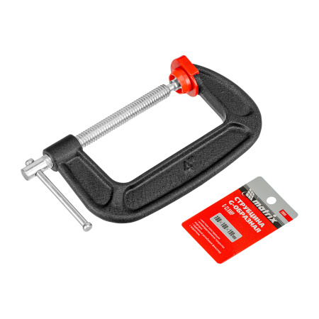 Струбцина G-образная, 100 мм Matrix цена