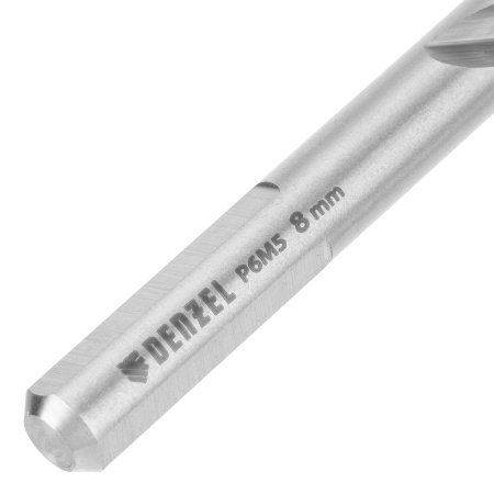 Набор сверл по металлу, 2-8мм, Р6М5-TiN, Golden Tip, 6 шт Denzel