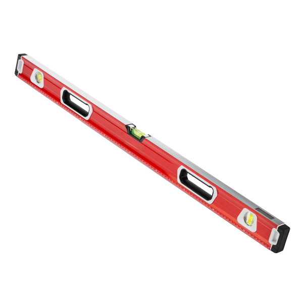 Уровень алюминиевый, магнит, фрезерованный, 3 глазка (1 зеркальный) двухкомпонентные рукоятки, 1000 мм Matrix цена