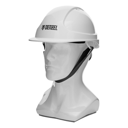 Каска защитная ударопрочная, ABS/PC, плавная регулировка, модель «Форвард» (К-05)белая Denzel цена