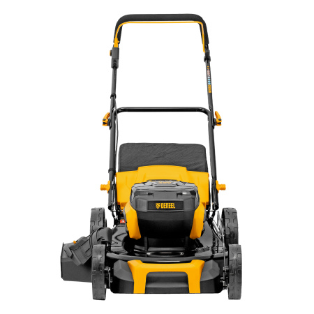Газонокосилка аккумуляторная бесщет. DLM-460, 460 мм, травосб. 65 л., Li-Ion, 40 В Denzel цена
