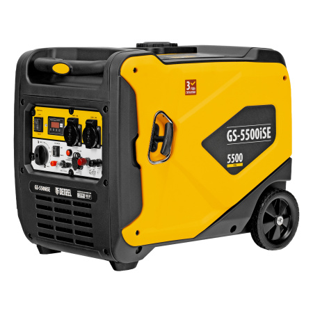 Генератор инверторный GS-5500iSE, 5,5 кВт, 230 В, закрытый корпус,электростартер Denzel