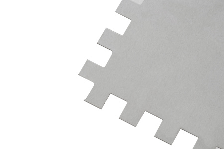 Гладилка из нержавеющей стали, 280 х 130 мм, зеркальная полировка, пластмассовая ручка, зуб 8 х 8 мм Matrix цена