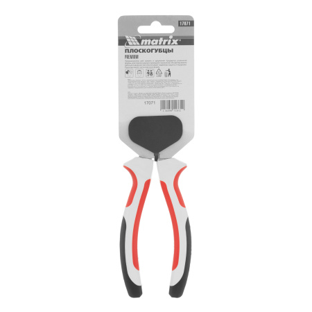 Плоскогубцы Premium, 180 мм, трехкомпонентные рукоятки Matrix