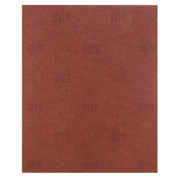 Шлифлист на бумажной основе, P 180, 230 х 280 мм, 10 шт, водостойкий Matrix