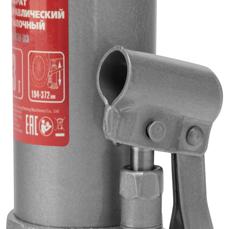 Домкрат гидравлический бутылочный, 3 т, высота подъема 194-372 мм, в пластиковый кейсе Matrix цена