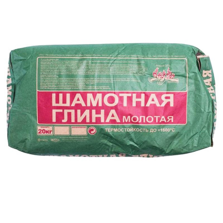 Шамотная глина 20 кг