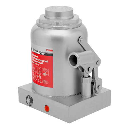 Домкрат гидравлический бутылочный, 30 т, h подъема 244-370 мм Matrix цена