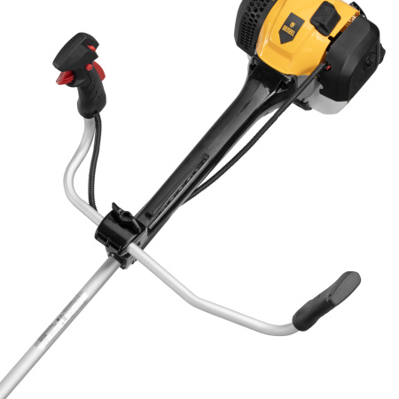 Триммер бензиновый DGT-52-PRO, анти-вибро, 52 см3, неразъем, состоит из 2 частей Denzel цена