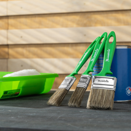 Набор кистей «Работы по дереву» 25 мм, 35 мм, 50 мм Color Line Matrix цена