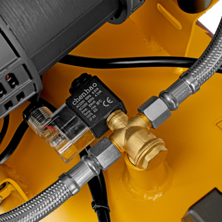 Компрессор безмасл. малошумный DLP-3000/100, 3 кВт, 2х1,5 кВт,100 л, 2850 об/мин,500 л/мин Denzel