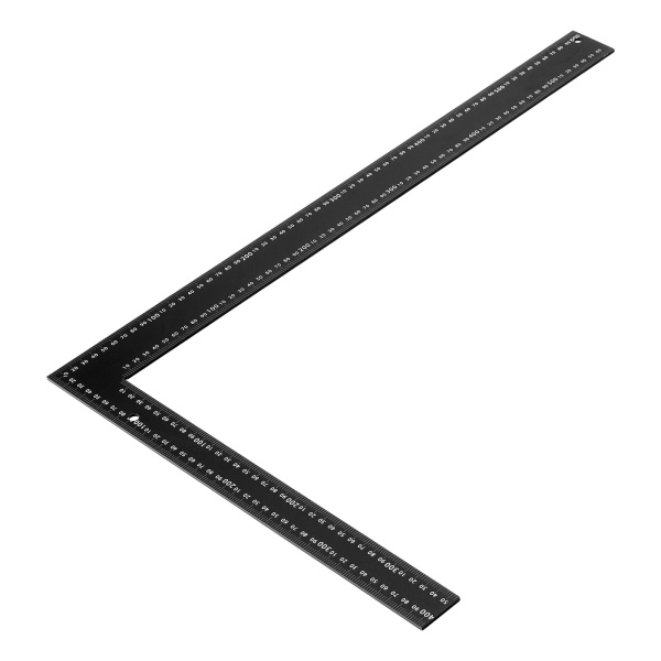 Угольник, 400 х 600 мм, алюминиевый, лазерная гравировка Denzel цена