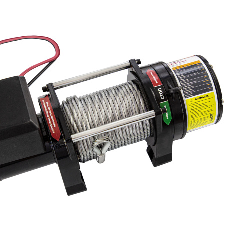 Лебедка автомобильная электрическая LB-2000, 2.2 т, 3.2 кВт, 12 В Denzel цена