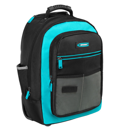 Рюкзак для инструмента, 440х350х250мм, выдвижная рукоятка, колеса Gross цена