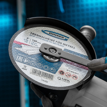 Круг отрезной по металлу, 180 х 1.6 х 22.2 мм Gross