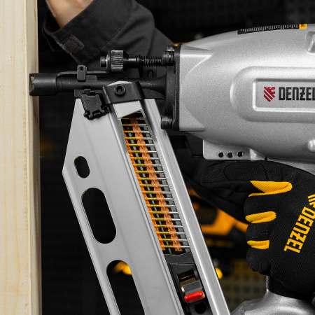 Гвозди для пнев. нейлера (оцинк.) длина - 75 мм, диам. - 3,05 мм, 2000 шт. Denzel цена