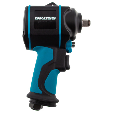 Гайковерт пневматический ударный G985K2, 1/2, 610Нм 9000 об/мин, с набором 17 предметов Gross цена