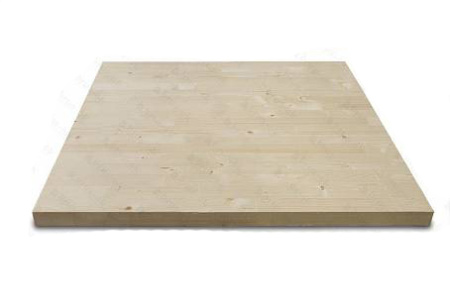 Площадка лестничная деревянная 40х1000х1000 мм. АB