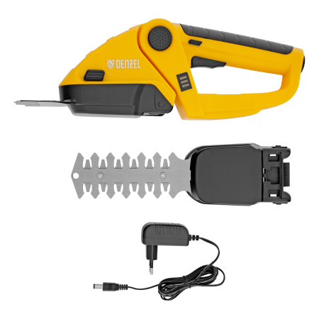 Ножницы-кусторез аккумуляторные GS-7, Li-Ion, 7,2 В Denzel цена