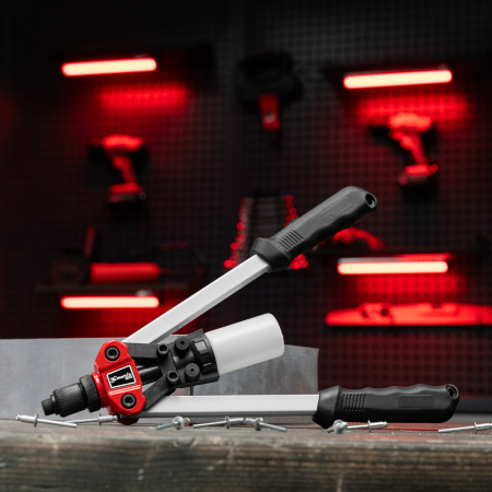 Заклепочник двуручный, 330 мм, заклепки 3.2-4.0-4.8 мм, Pro Matrix цена