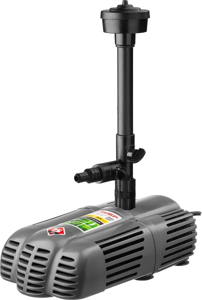 Насос фонтанный, ЗУБР ЗНФГ-33-2.5, для грязной воды, напор 2,5 м, насадки: колокольчик, гейзер, каскад, 50 Вт, 33 л /мин ЗНФГ-33-2.5