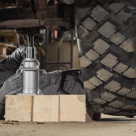 Домкрат гидравлический бутылочный, 16 т, h подъема 230-460 мм Matrix цена