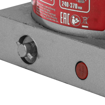 Домкрат гидравлический бутылочный, 50 т, высота подъема 240-370 мм Matrix цена