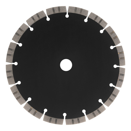 Диск алмазный отрезной DENZEL, ф230 х 22.2 мм, сегментный, сухой рез, HWD92, круг, 731040