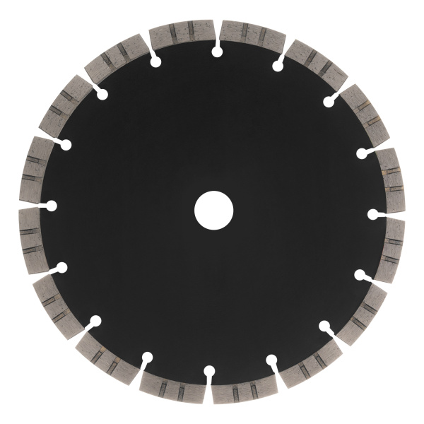 Диск алмазный отрезной DENZEL, ф230 х 22.2 мм, сегментный, сухой рез, HWD92, круг, 731040