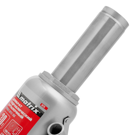 Домкрат гидравлический бутылочный, 30 т, высота подъема 260-415 мм Matrix цена