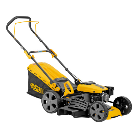 Газонокосилка бензиновая GLD-460-K, 150 см3, 46 см, 50 л// Denzel цена