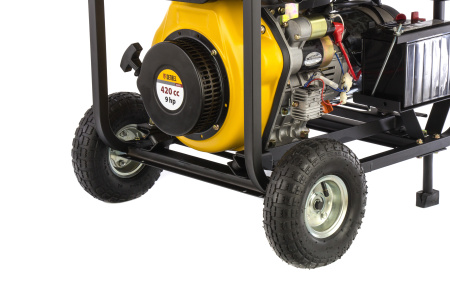 Генератор дизельный DD6300Е, 5.0 кВт, 220 В/50 Гц, 15 л, электростартер Denzel