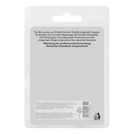 Бита двухстор., PH2-PH2х45мм, сталь S2, 10шт. Gross