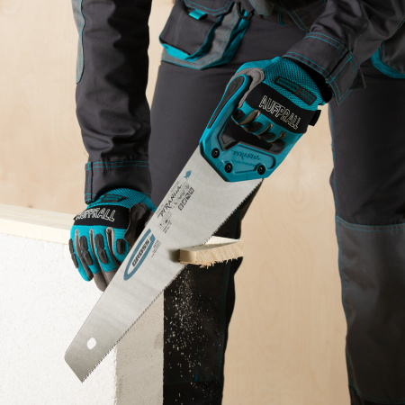 Ножовка по дереву "Piranha", 400 мм, 11-12 TPI, зуб-3D, каленый зуб, двухкомпонентная рукоятка Gross цена