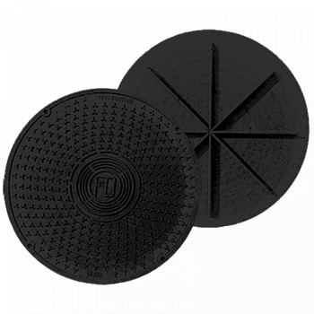 Крышка пластикового люка 340 для шахты колодца 340/300 D