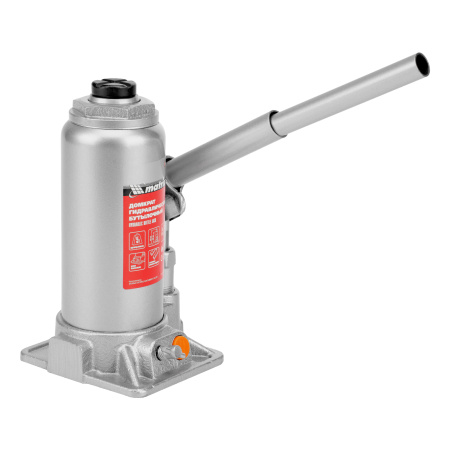 Домкрат гидравлический бутылочный, 5 т, h подъема 197-382 мм Matrix цена