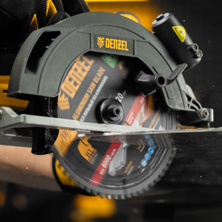 Пильный диск по алюминию ф185 х 20 мм, 64 зубьев Denzel